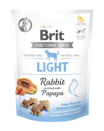 BRIT Care suņu funkcionālā uzkoda light rabbit 150g mazkaloriju kārums ar trušiem