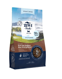 ZIWIPEAK Kaķu barība kaķiem ar tvaiku un žāvētu liellopu gaļu 2,2 kg