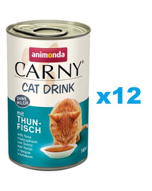 ANIMONDA Carny Cat Drink with Tuna 12x140 ml ar tunci