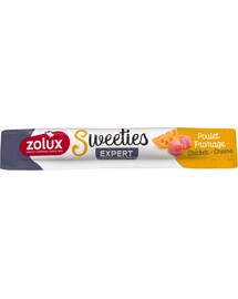 ZOLUX SWEETIES krēma kārums suņiem ar vistas gaļu un sieru 14 g