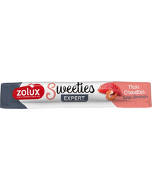 ZOLUX SWEETIES krēma kārums kaķiem ar tunci un garnelēm 14 g