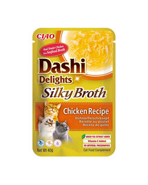 INABA Cat Dashi Delights Silky Broth Vistas gaļa 40g