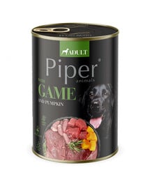 DOLINA NOTECI PIPER Mitrā barība suņiem ar brieža gaļu un ķirbi 400g