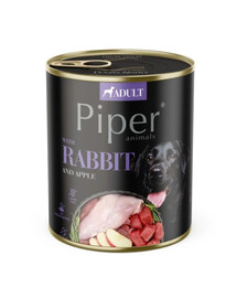 PIPER ar trušiem un āboliem 800g mitrā suņu barība
