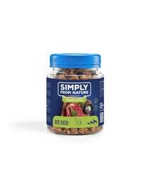SIMPLY FROM NATURE Smart Bites Briežu trenažieri suņiem 130 g