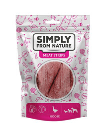 SIMPLY FROM NATURE Meat Strips Zoss gaļas sloksnes suņiem 80 g