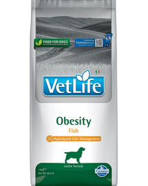FARMINA Vet Life Obesity Fish diētiskā barība pieaugušiem suņiem 12 kg