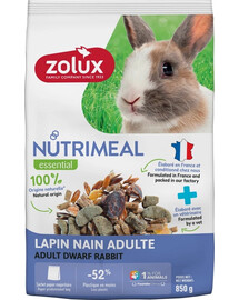 ZOLUX NUTRIMEAL 4 Miniature trušu barības maisījums pieaugušajiem 850 g