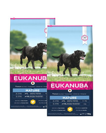 EUKANUBA Thriving pieaugušiem, lielu šķirņu suņiem, bagātināts ar vistas gaļu 30kg (2 x 15kg)