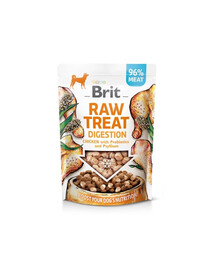 BRIT Raw Treat Freeze Dried Digestion 40 g liofilizēta vistas gaļa ar probiotikām suņiem