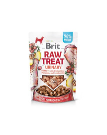 BRIT Raw Treat Freeze Dried Urinary 40 g Liofilizēts tītara kārums ar probiotikām suņiem