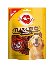 PEDIGREE Ranchos Originals 7 x 70g suņu kārums ar liellopu gaļu