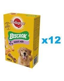 PEDIGREE Multi Mix Biscrok gardumi suņiem 12x500g