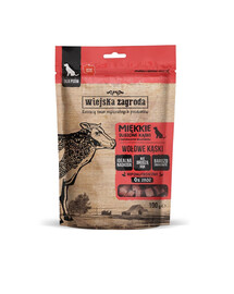 WIEJSKA ZAGRODA Wołowe kąski 100 g przysmaki dla dorosłych psów