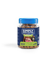 SIMPLY FROM NATURE Smart Bites Liellopu gaļas treneri suņiem 130 g
