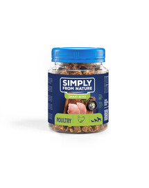 SIMPLY FROM NATURE Smart Bites Mājputnu vilcieni suņiem 130 g