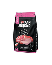 PUPPY MEAT Teļa gaļa ar paipalu kucēnu kraukšķiem L 9 kg