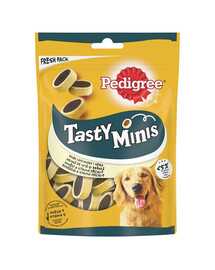 PEDIGREE Tasty Minis o smaku sera i wołowiny 6 x 140 g