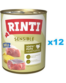 RINTI Sensible tītars ar kartupeļiem 12x800g