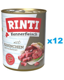 RINTI Kennerfleisch Rabbit królik 12x800 g