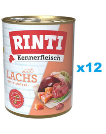 RINTI Kennerfleisch Salmon laši 12x800 g