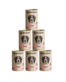 PAKA ZWIERZAKA Karma wołowina i śledź 6x400 g