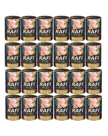 DOLINA NOTECI RAFI Quail z przepiórką 24x400 g mokra karma dla psa