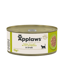 APPLAWS Cat Adult Tuna with Seaweed in Broth tuńczyk z wodorostami w bulionie 156 g