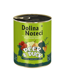 Premium SuperFood jeleń i kaczka 800 g