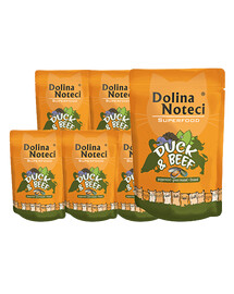 DOLINA NOTECI Superfood kaczka i wołowina mokra karma dla kotów 10x85 g