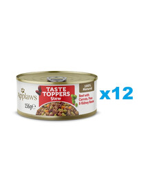 APPLAWS Taste Toppers Gulasz z wołowiną, marchewkami i groszkiem 12x156 g