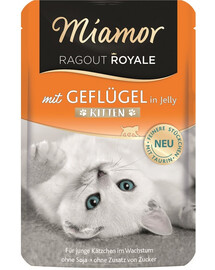 Ragout Royale in Jelly Poultry Kitten saszetka w galaretce drób dla kociąt 100 g