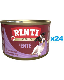 RINTI Gold Duck hearts Mini Kacze serca dla psów ras małych 24x185 g