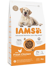 For Vitality Senior Large Breed Chicken 3 kg