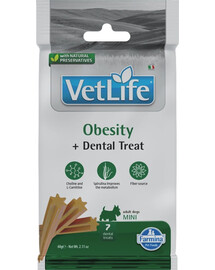 FARMINA Vet Life Dental Treat Obesity Mini 60 g (7 szt) zobu kārumi mazo šķirņu suņiem