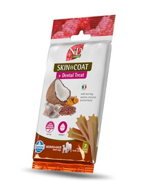 FARMINA N&D Quinoa Dental Treat Skin Coat Herring Medium/Maxi 100 g (7 szt) zobu ārstēšana vidējiem un lieliem suņiem