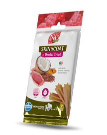FARMINA N&D Quinoa Dental Treat Skin Coat Duck Medium/Maxi 100 g (7 szt) zobu ārstēšana vidējiem un lieliem suņiem