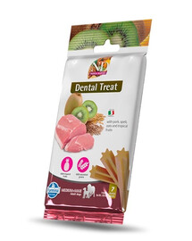 FARMINA N&D Tropical Selection Dental Treat Pork Medium/Maxi 100 g (7 szt) zobu ārstēšana vidējiem un lieliem suņiem