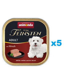 ANIMONDA Vom Feinsten Forest zestaw z jeleniem 5 x 150 g