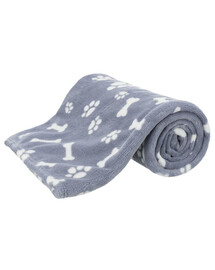 Kenny kocyk niebieski, plusz 75 × 50 cm