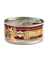 CARNILOVE Adult Cat Chicken and Lamb 100 g vistas un jēra gaļa kaķiem