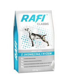 RAFI Classic ar jēra gaļu un rīsiem suņiem 10 kg