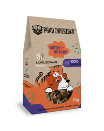 Samo mięsko Jagnięcina liofilizowane mięso dla psa i kota 70 g