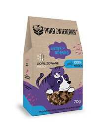 Samo mięsko Królik liofilizowane mięso dla psa i kota 70 g