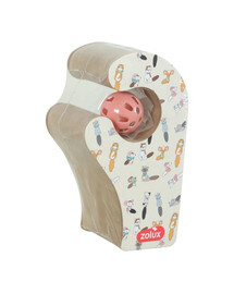 Drapak dla kota CHATOUILLE składana podwójna z piłkami i kocimiętką