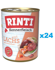 RINTI Kennerfleisch Salmon łosoś 24x800 g
