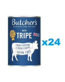BUTCHER'S Original Tripe Mix, karma dla psa, ze żwaczem, pasztet 24 x 400g