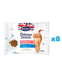 z łososiem, z pstrągiem