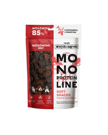 Monoproteinowe miękkie przysmaki dla psów Wołowina 115 g