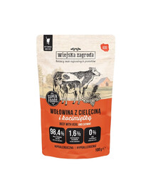 Superfoods Wołowina z cielęciną i kocimiętką mokra karma dla kota 100 g